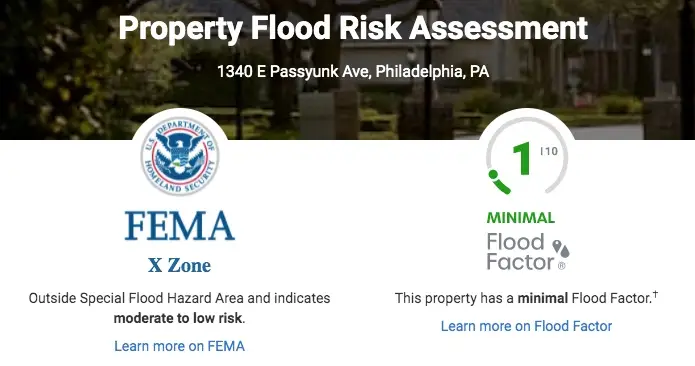 How to read Realtor.com flood scores when buying a home
